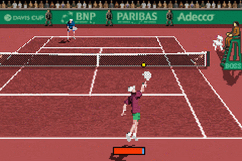 Davis Cup Tennis screenshot 4 for GameBoy Advance